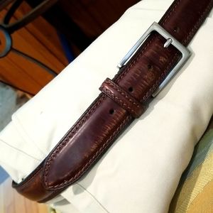 Mens leather belt